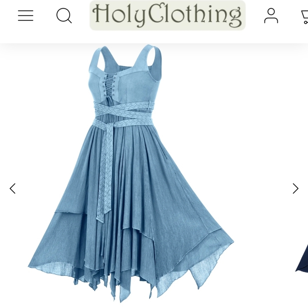 Holy Clothing Alanna Maxi Over Dress Limited Edition NWT With Belt